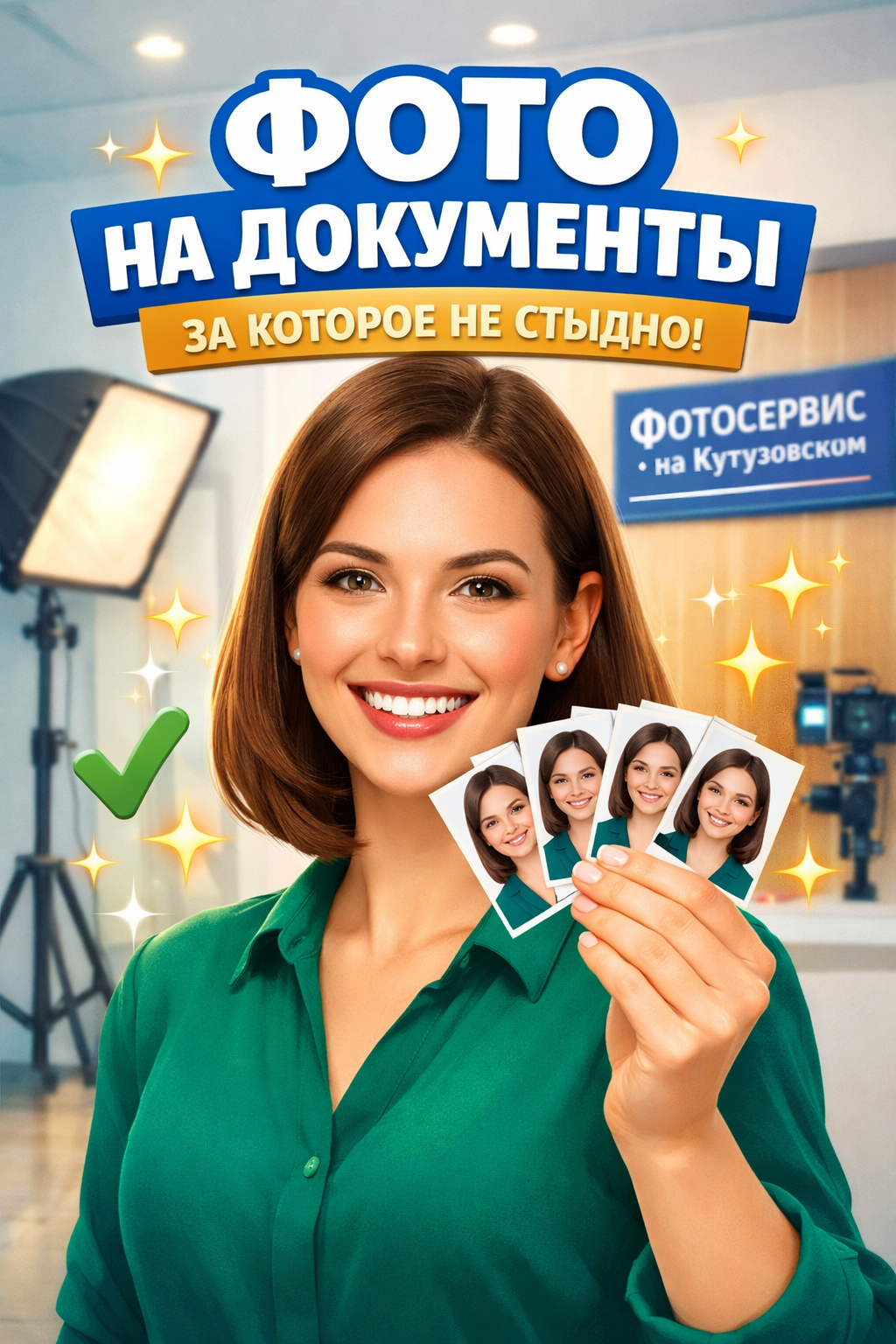 Фото на документы, за которое не стыдно